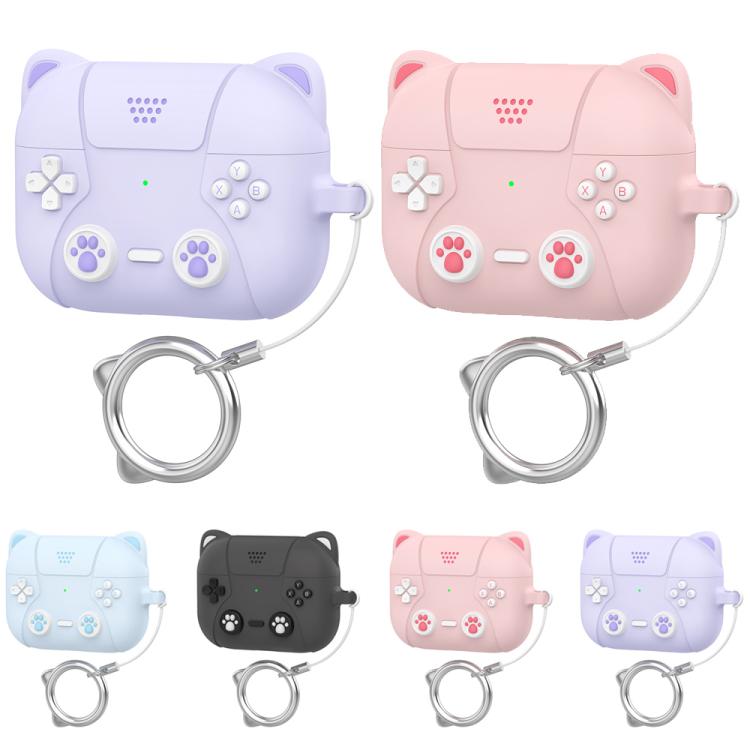 XDcase Retro Cat Cartoon Silicone Earbuds Case, For AirPods Pro 3, For AirPods 4, For AirPods Pro 2 / 1