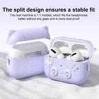 XDcase Retro Cat Cartoon Silicone Earbuds Case, For AirPods Pro 3, For AirPods 4, For AirPods Pro 2 / 1