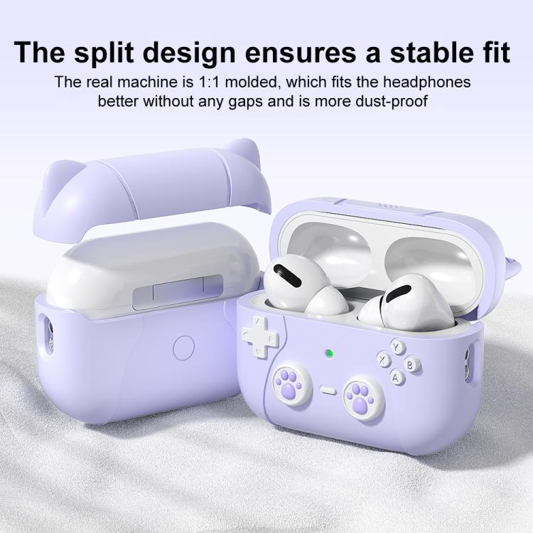 XDcase Retro Cat Cartoon Silicone Earbuds Case, For AirPods Pro 3, For AirPods 4, For AirPods Pro 2 / 1