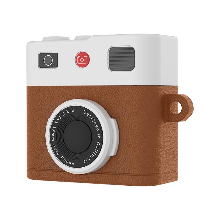 XDcase Retro Camera Style Silicone Earbuds Case, For AirPods Pro 3, For AirPods 4, For AirPods Pro 2