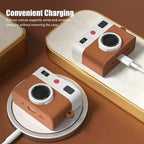 XDcase Retro Camera Style Silicone Earbuds Case, For AirPods Pro 3, For AirPods 4, For AirPods Pro 2