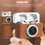 XDcase Retro Camera Style Silicone Earbuds Case, For AirPods Pro 3, For AirPods 4, For AirPods Pro 2