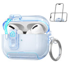 XDcase Clear TPU Auto Pop-Up Earbud Case with Holder, For AirPods Pro 3, For AirPods 4, For AirPods Pro 2