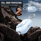 XDcase Clear TPU Auto Pop-Up Earbud Case with Holder, For AirPods Pro 3, For AirPods 4, For AirPods Pro 2