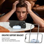 XDcase Clear TPU Auto Pop-Up Earbud Case with Holder, For AirPods Pro 3, For AirPods 4, For AirPods Pro 2