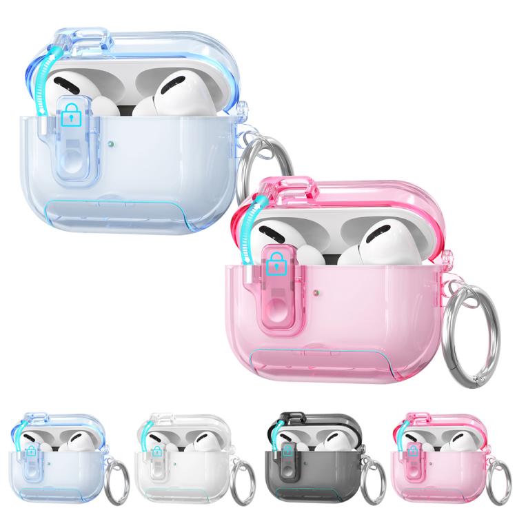 XDcase Clear TPU Auto Pop-Up Earbud Case with Holder, For AirPods 5 / 4, For AirPods Pro 3, For AirPods Pro 2
