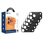 XDcase 5pcs Titanium Alloy Hollow Camera Lens Protector, For iPhone 17 Pro Max, For iPhone 17 Pro