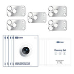 XDcase 5pcs Titanium Alloy Hollow Camera Lens Protector, For iPhone 17 Pro Max, For iPhone 17 Pro