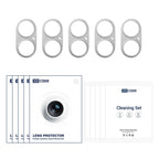 XDcase 5pcs Titanium Alloy Hollow Camera Lens Protector, For iPhone 17