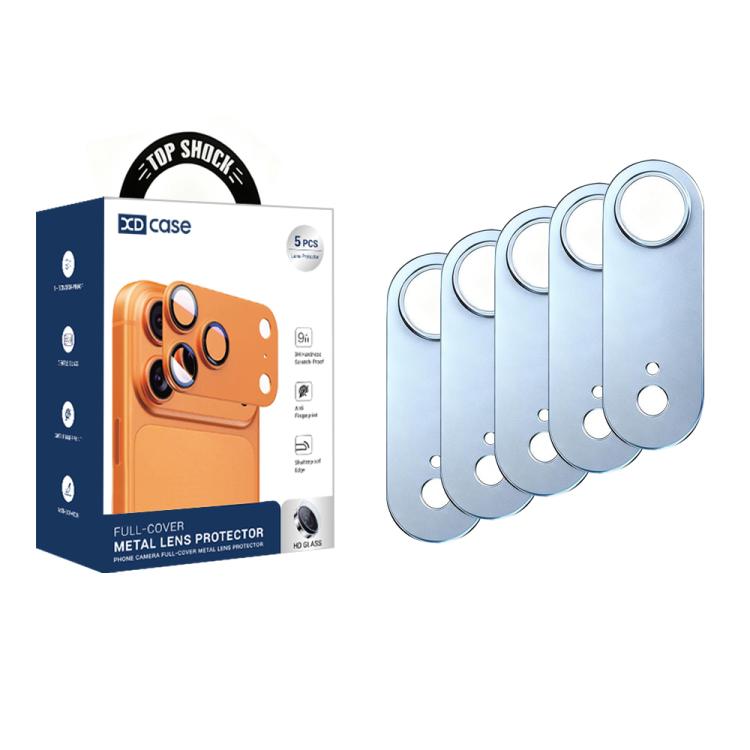 XDcase 5pcs Titanium Alloy Hollow Camera Lens Protector, For iPhone Air