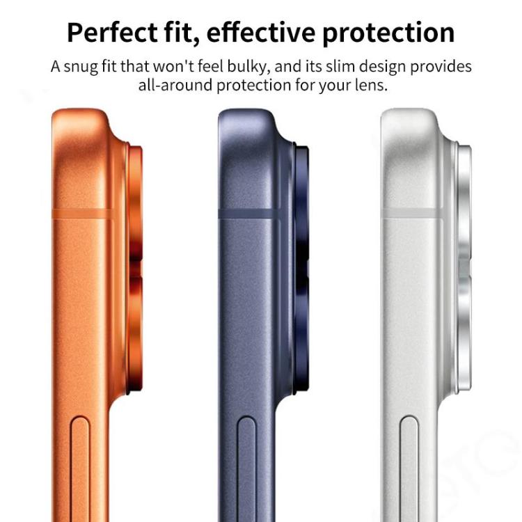 XDcase 5pcs Armor Full-Coverage Frosted Metal Camera Lens Ring Film, For iPhone Air