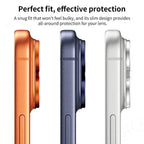 XDcase 5pcs Armor Full-Coverage Frosted Metal Camera Lens Ring Film, For iPhone Air