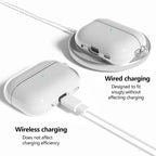 XDcase Transparent TPU Earbud Protective Case with Carabiner, For AirPods Pro 3, For AirPods 4, For AirPods Pro 2 / 1