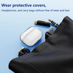 XDcase Transparent TPU Earbud Protective Case with Carabiner, For AirPods Pro 3, For AirPods 4, For AirPods Pro 2 / 1