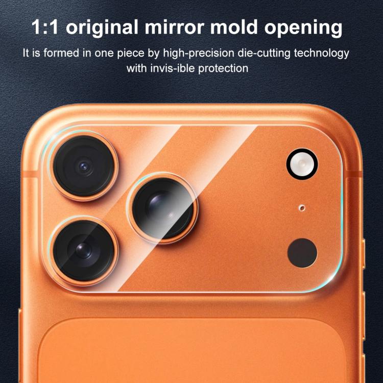 XDcase 5pcs Transparent Integrated Tempered Glass Camera Film, For iPhone 17 Pro Max, For iPhone 17 Pro, For iPhone 17, For iPhone Air