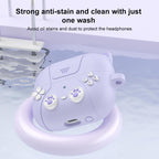 XDcase Retro Cat Cartoon Silicone Earbuds Case, For Samsung Galaxy Buds3 / 3 Pro / 3 FE