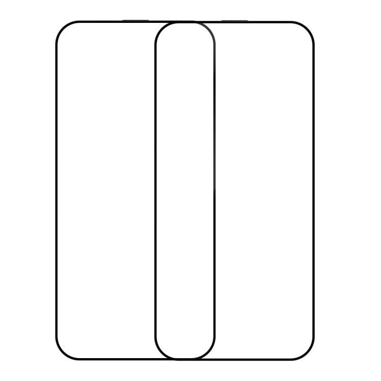 XDcase 2pcs / Pack Silk Screen Printed HD Tempered Glass Film, For iPhone 17e / 16e, For iPhone 17 Pro Max, For iPhone 17 Pro, For iPhone 17, For iPhone Air, For iPhone 16 Pro Max, For iPhone 16 Pro, For iPhone 16 Plus, For iPhone 16                   ...
