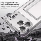 XDcase Clear TPU Card Slot Precision Hole Phone Case, For iPhone 17 Pro Max, For iPhone 17 Pro, For iPhone 17, For iPhone Air