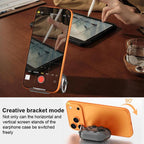 XDcase Transparent Retro Game Console Design Earbuds Case with Holder & Stress Relief Button, For AirPods Pro 3, For AirPods 4, For AirPods Pro 2 / 1