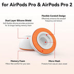 XDcase 4 Pairs Replacement Silicone Sponge Ear Tips, XS/S/M/L Size, 4 Pairs XS/S/M/L Size