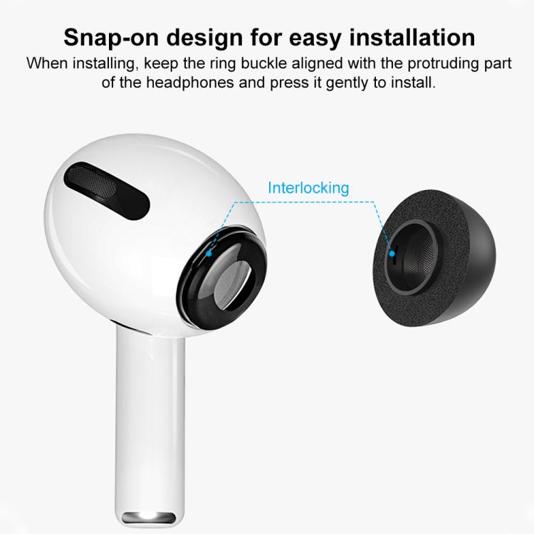 XDcase 3 Pairs Replacement Memory Foam Ear Tips, S/M/L Size, 3 Pairs S/M/L Size