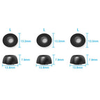 XDcase 3 Pairs Replacement Memory Foam Ear Tips, L Size, 3 Pairs S Size, 3 Pairs L Size