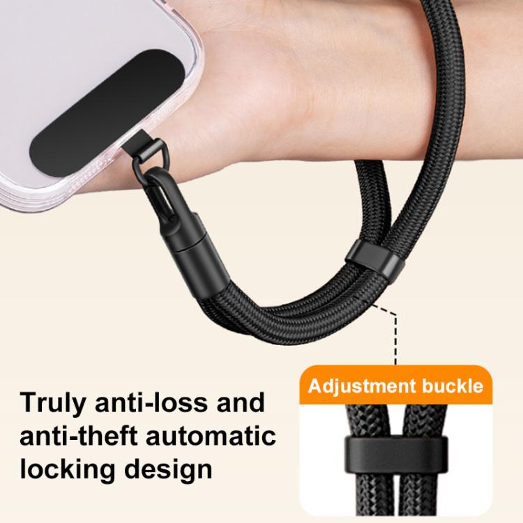 XDcase Detachable 3-in-1 Crossbody / Neck / Wrist Strap Anti-Lost Phone Lanyard with Tab