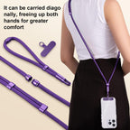 XDcase Detachable 3-in-1 Crossbody / Neck / Wrist Strap Anti-Lost Phone Lanyard with Tab