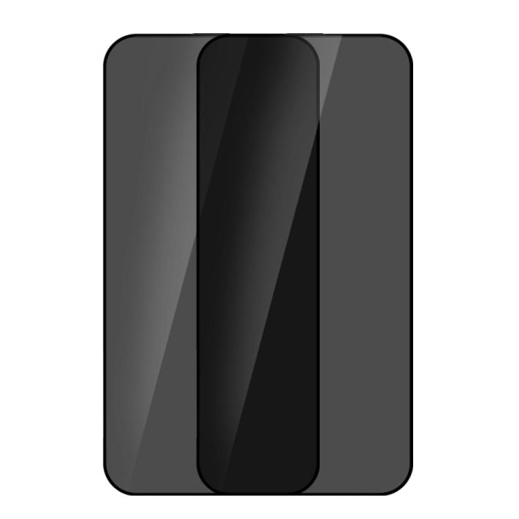 XDcase 2pcs / Pack Silk Screen Printed Anti-Peep Tempered Glass Screen Protector, For iPhone 17e / 16e, For iPhone 17 Pro Max, For iPhone 17 Pro, For iPhone 17, For iPhone Air, For iPhone 16 Pro Max, For iPhone 16 Pro, For iPhone 16 Plus, For iPhone 16...