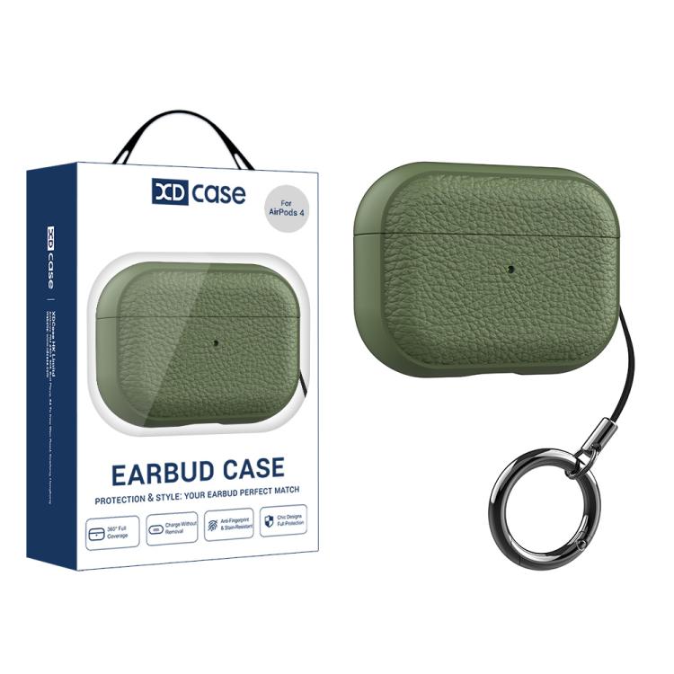 XDcase Lychee Texture TPU Earbuds Case with Buckle, For AirPods 5 / 4, For AirPods Pro 3, For AirPods Pro 2 / 1