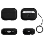 XDcase Lychee Texture TPU Earbuds Case with Buckle, For AirPods Pro 3, For AirPods 4, For AirPods Pro 2 / 1