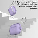 XDcase Music Boy Macaron Earbud Case with Ring Buckle, For AirPods Pro 3, For AirPods 4, For AirPods Pro 2 / 1