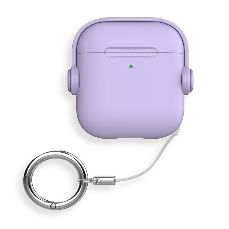XDcase Music Boy Macaron Earbud Case with Ring Buckle, For AirPods 5 / 4, For AirPods Pro 3, For AirPods Pro 2 / 1