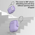 XDcase Music Boy Macaron Earbud Case with Ring Buckle, For AirPods 5 / 4, For AirPods Pro 3, For AirPods Pro 2 / 1
