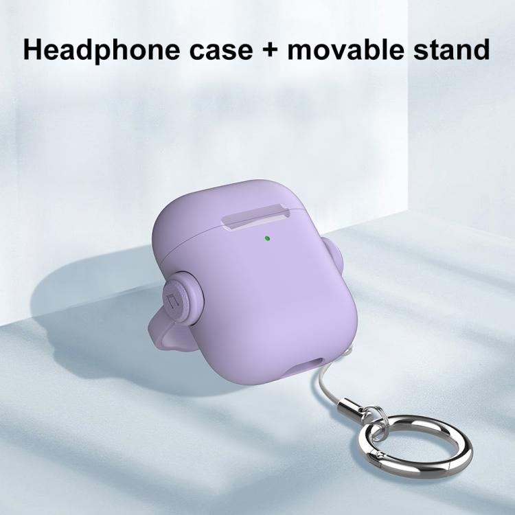 XDcase Music Boy Macaron Earbud Case with Ring Buckle, For AirPods 5 / 4, For AirPods Pro 3, For AirPods Pro 2 / 1