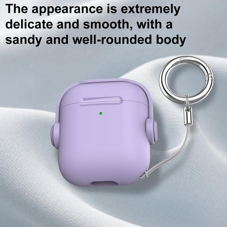 XDcase Music Boy Macaron Earbud Case with Ring Buckle, For AirPods 5 / 4, For AirPods Pro 3, For AirPods Pro 2 / 1
