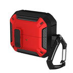 XDcase Solid Color Security Lock Earbuds Case with Carabiner, For Samsung Galaxy Buds3 / 3 Pro / 3 FE