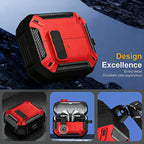 XDcase Solid Color Security Lock Earbuds Case with Carabiner, For Samsung Galaxy Buds3 / 3 Pro / 3 FE