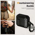 XDcase Solid Color Security Lock Earbuds Case with Carabiner, For Samsung Galaxy Buds3 / 3 Pro / 3 FE