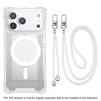 XDcase Four-Corner Hole Shockproof Magnetic Phone Case, Lanyard Not Included, For iPhone 17 Pro Max, For iPhone 17 Pro