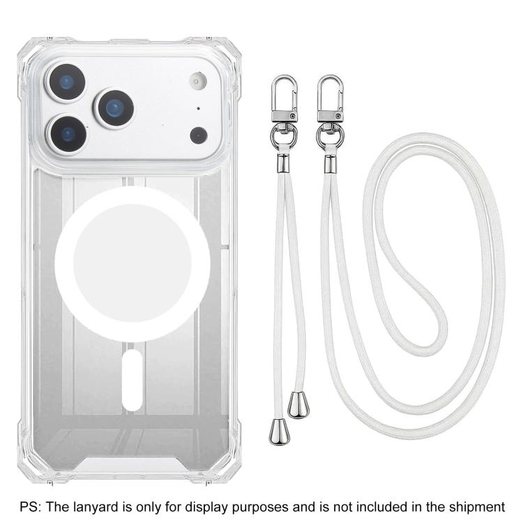 XDcase Four-Corner Hole Shockproof Magnetic Phone Case, Lanyard Not Included, For iPhone 18 Pro / 17 Pro, For iPhone 18 Pro Max / 17 Pro Max