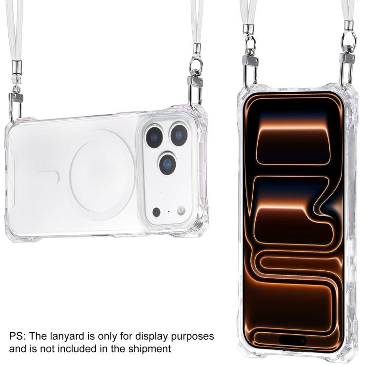 XDcase Four-Corner Hole Shockproof Magnetic Phone Case, Lanyard Not Included, For iPhone 18 Pro / 17 Pro, For iPhone 18 Pro Max / 17 Pro Max