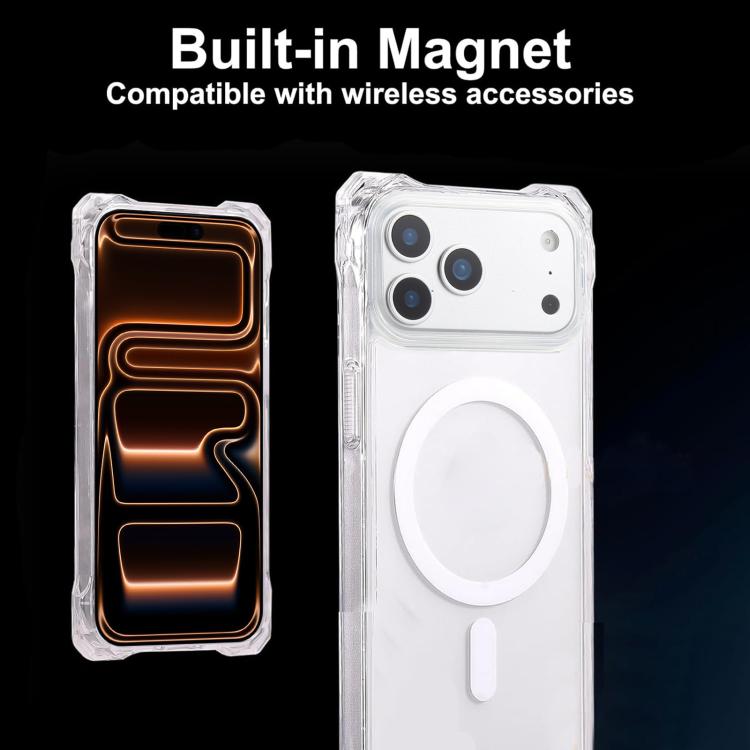 XDcase Four-Corner Hole Shockproof Magnetic Phone Case, Lanyard Not Included, For iPhone 18 Pro / 17 Pro, For iPhone 18 Pro Max / 17 Pro Max