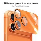 XDcase 2pcs Integrated Translucent Frosted Acrylic Camera Lens Protector, For iPhone 17 Pro Max, For iPhone 17 Pro