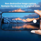XDcase 2pcs Integrated Translucent Frosted Acrylic Camera Lens Protector, For iPhone 17 Pro Max, For iPhone 17 Pro