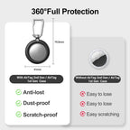 XDcase Fully Enclosed Waterproof Protective Case with Hook, For AirTag 2nd Gen / 1st Gen