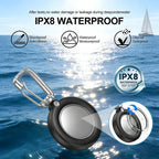 XDcase Fully Enclosed Waterproof Protective Case with Hook, For AirTag 2nd Gen / 1st Gen