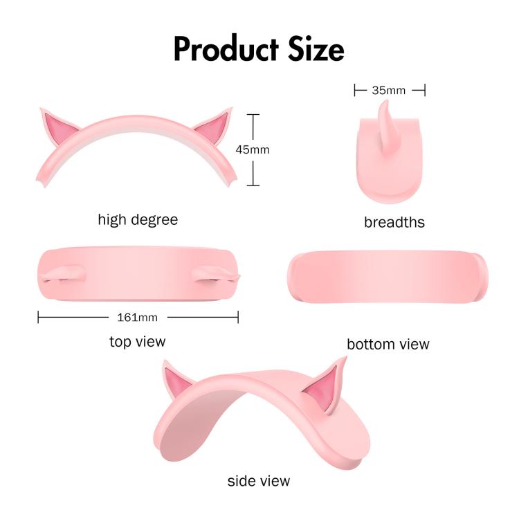 Elf Ear Silicone Headband Decorative Cover, For AirPods Max