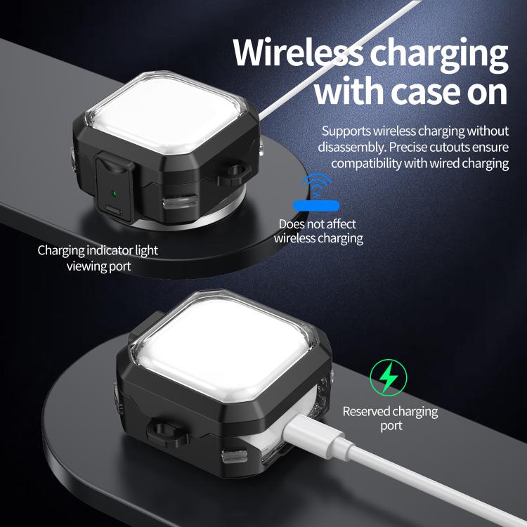 XDcase Rugged Armor Clear View Earphone Case, For Samsung Galaxy Buds4 / 4 Pro