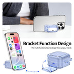 XDcase Crystal Switch Series Earphone Case with Carabiner & Holder, For Samsung Galaxy Buds4 / 4 Pro
